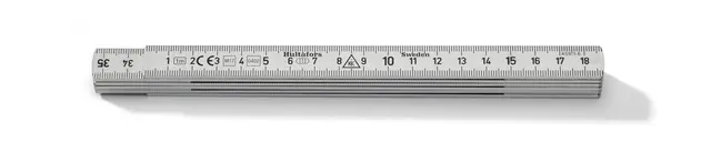 Meterstokk 1m aluminium mm/mm Hultafors 