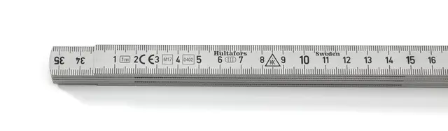 Meterstokk 1m aluminium mm/mm Hultafors 