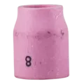 Gasshylse keramisk &#216;12,5 (&#216;19 X 25,5) Gjenget 9/16&#39;&#39;