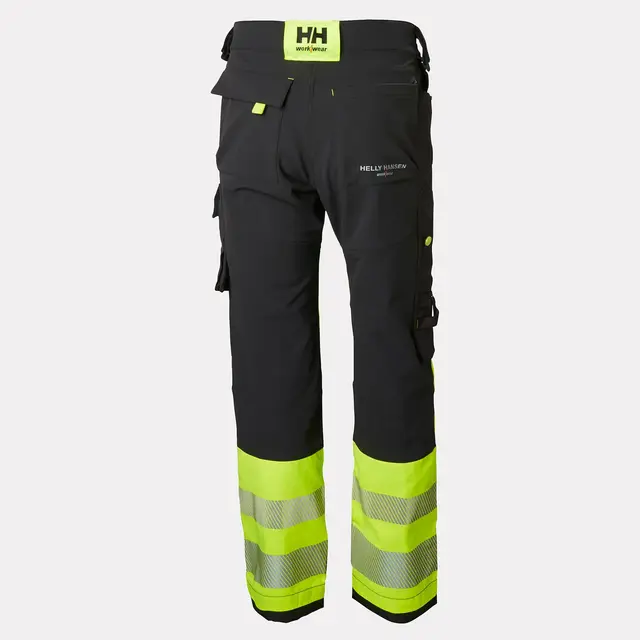 Bukse håndverk ICU Hi Vis kl 1 Gul/Koksgrå (C56) 