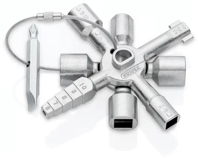 Vaktmesternøkkel 0011-01 Knipex 