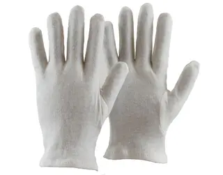Hanske bomull bleket (10)