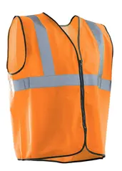Refleksvest Hi-Vis Kl 2 Orange (S/M)