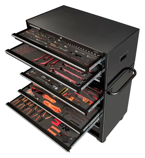 Verktøyvogn  KCL8/KXL 4 komplett MONSTER Bahco 