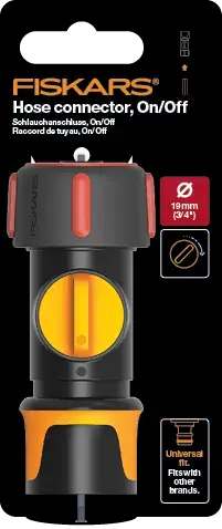 Hurtigkobling Ø 19 mm (3/4") med vrider Fiskars 