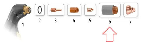 Nozzle holder Saber 70
