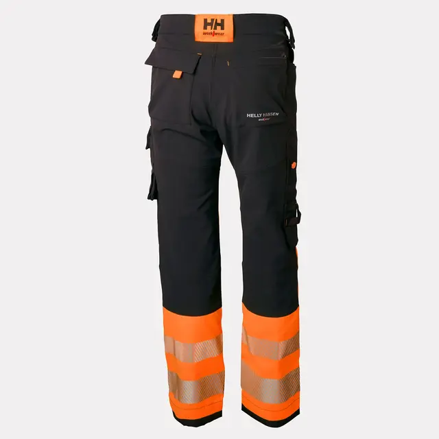 Bukse håndverk ICU Hi Vis kl 1 Orange/Koksgrå (C50) 
