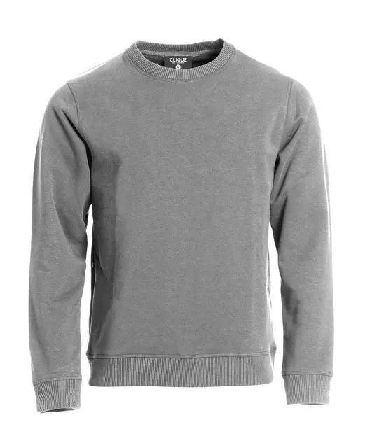 Genser Classic Roundneck Grå Melange (M) 
