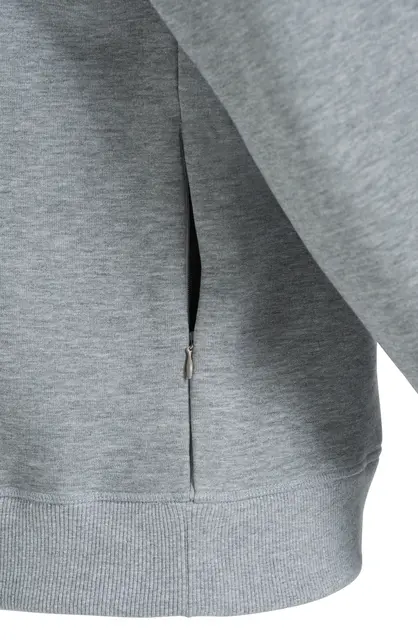 Genser Classic Roundneck Grå Melange (M) 