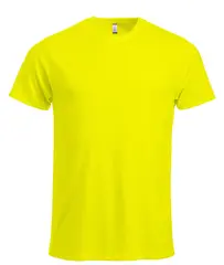 T-skjorte New Classic-T Visibility Yellow (L)