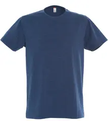T-skjorte New Classic-T Blue Melange (XS)
