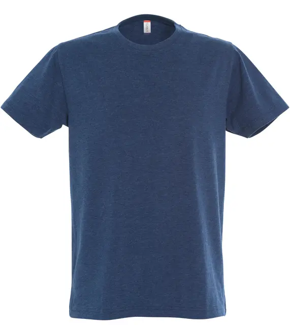 T-skjorte New Classic-T Blue Melange (XS) 