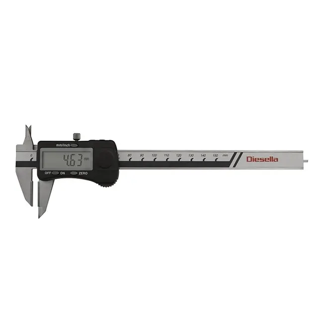 SKYVELÆR DIGITALT 0-150X0,01MM (HARDMETALL BEN, RISSEBEN) 