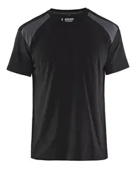 T-skjorte 3379 Sort/Mellomgrå (2XL)