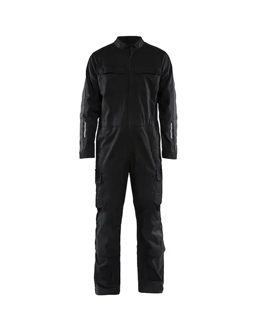 Kjeledress Stretch industri Sort/Mørk grå (C52) 