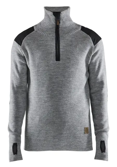 Ullgenser 4630 Gråmelert/Mørk grå (2XL) 