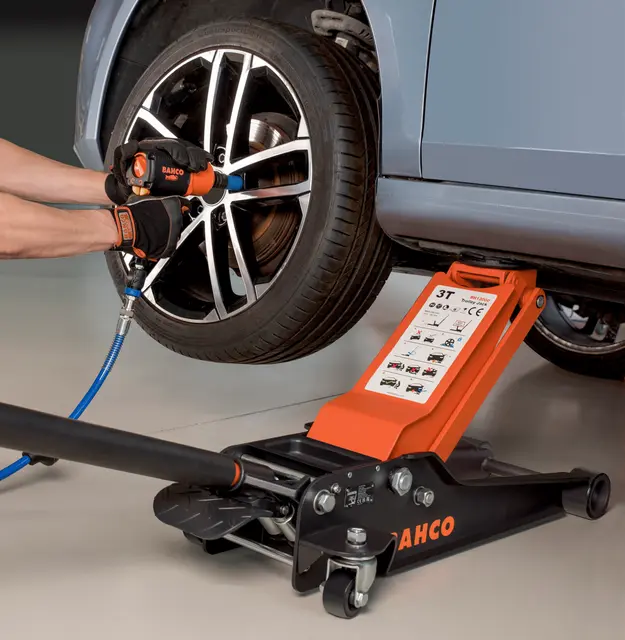 Kompakt jekk med hjul (3 T) Bahco 