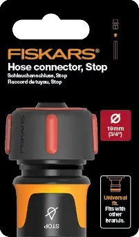 Hurtigkobling Ø 19 mm (3/4") med stopp Fiskars 