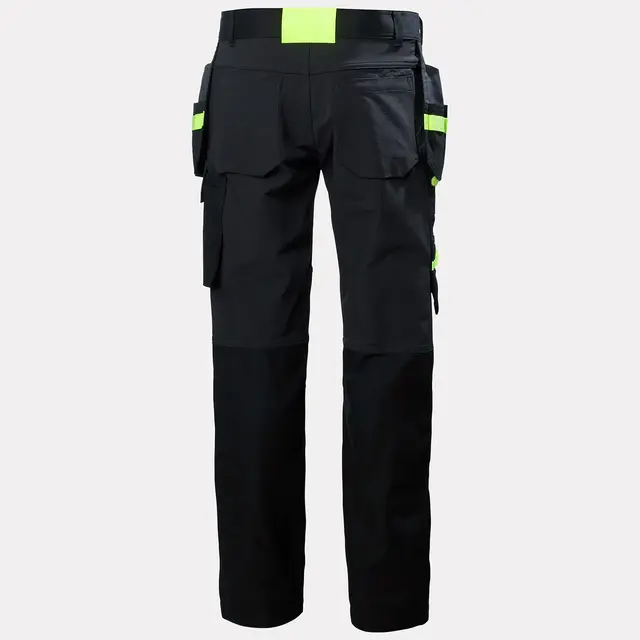 Bukse håndverk Oxford 4X Sort/Grønn (C50) 