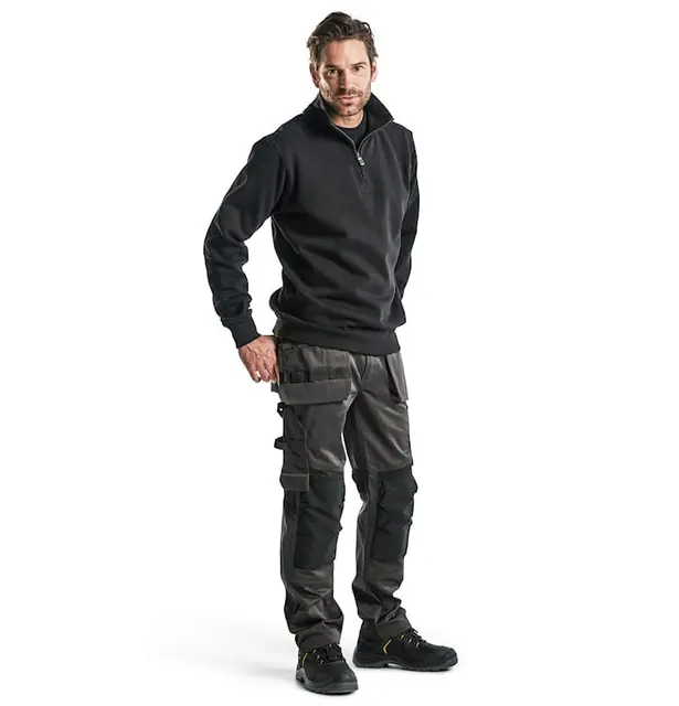 Genser college høy hals 3365 Sort (2XL) 