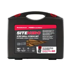 Slagstegbor sett 3 deler (SITEH3RO™) Stegbor for muttertrekker