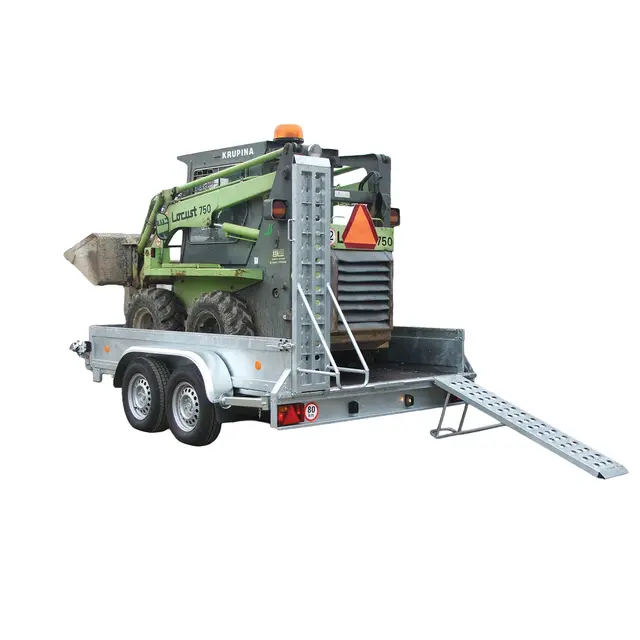 Tilhenger Agados S1 Platform 3500kg, 3100 x 1850 x 375 14" 