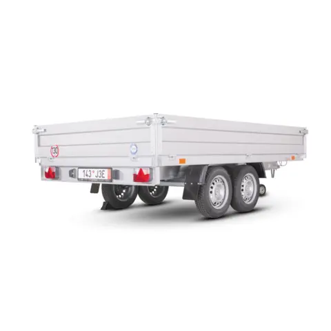 Tilhenger Agados VZ 22  B2 16 Alu Expr 1600 kg, 2555 x 1500 x 350 13"