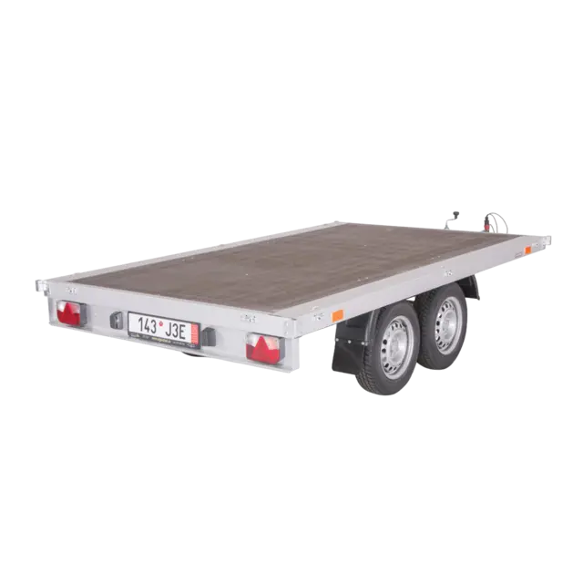 Tilhenger Agados VZ 22  B2 16 Alu Expr 1600 kg, 2555 x 1500 x 350 13" 