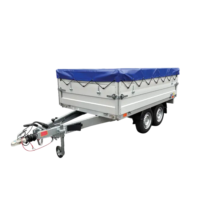 Tilhenger Agados VZ 22  B2 16 Alu Expr 1600 kg, 2555 x 1500 x 350 13" 
