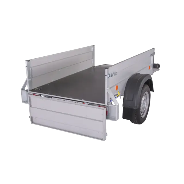 Tilhenger Agados NP 7 B 750 kg, 2065 x 1240 x 400 13" 