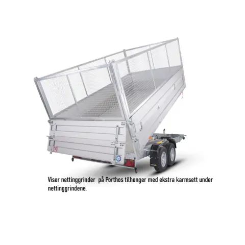 Nettinggrinder Agados Delta 1m 2570x1470x1000 dobble bakdører