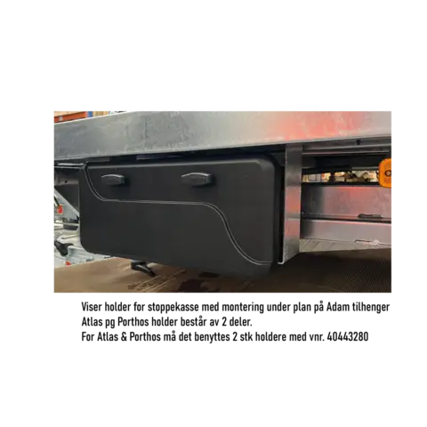 Stroppekasse for Atlas &amp; Porthos Inkl holdere,ferdig montert fra fabrikk