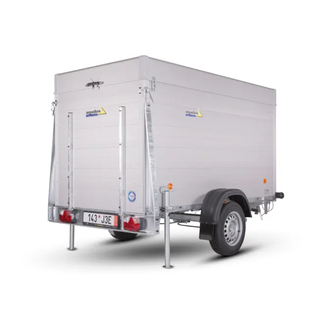 Tilhenger Agados VZ26 O B1 ALU BOX 1300kg, 2480 x 1220 x 1200 13" 