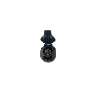 Tilhengerkontakt - Hunnstikk - 7 polet m/tåkelysbryter