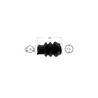 Gummibelg til AL-KO 161S / 251S 251G / 150V / 200V / 3000 Profi