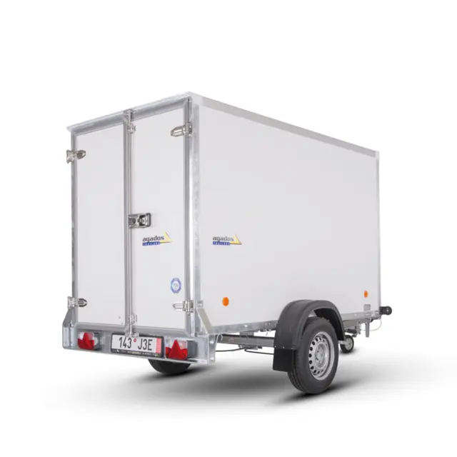 Tilhenger Agados VZ31 B1 13 BOX 1300kg, 3015 x 1570 x 1800 13" 