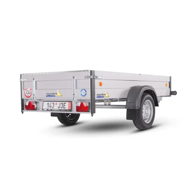 Tilhenger Agados ALUX 31 B1, m/tipp 1300kg, 3000 x x1555 13" 