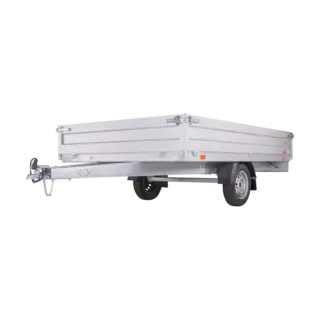 Tilhenger Agados VZ 22  Alu Exp u/brems 750 kg, 2555 x 1500 x 350 13"