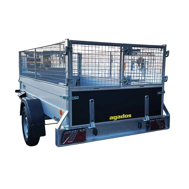 Tilhenger Agados NP 26 B1, m/tipp 1300 kg, 2650 x 1240 x 400 13" 