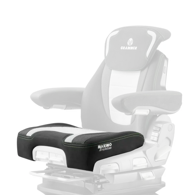 Setepute Maximo 741 Evolution Dynamic grå m/grønn søm, gml design 