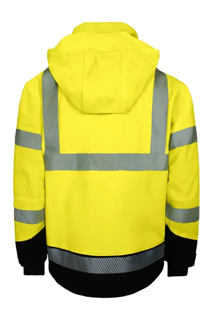 Jakke skall pustende Hi Vis Gul/sort (L) 
