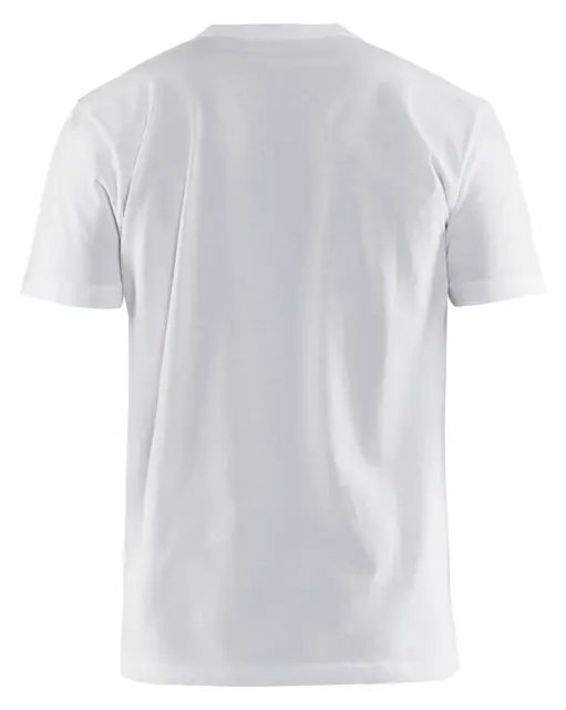 T-skjorte 3379 Hvit/Mørkegrå (S) 