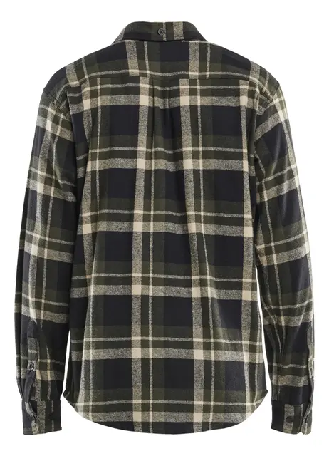 Flanellskjorte Striker Skogsgrønn/Sort (L) 