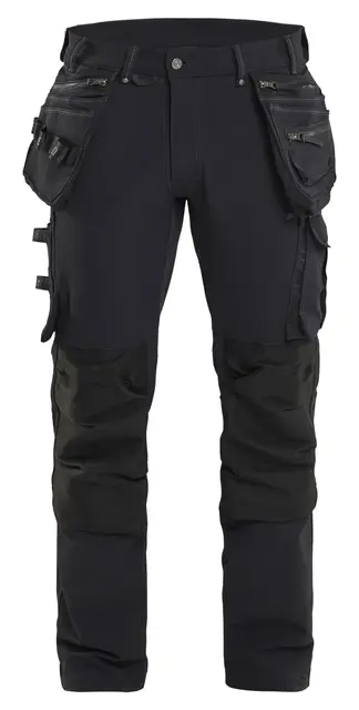 Bukse håndverk stretch X1900 Sort (C58) 