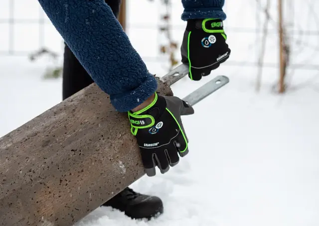 Hanske vinter EX 4297W Sort/grønn (10) 