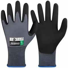 Hanske montering 0400 Sort/gr&#229; (10)