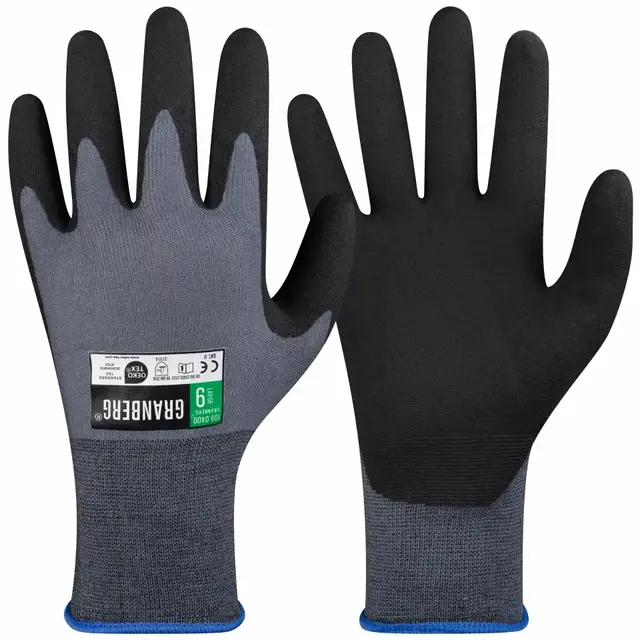 Hanske montering 0400 Sort/grå (11) 