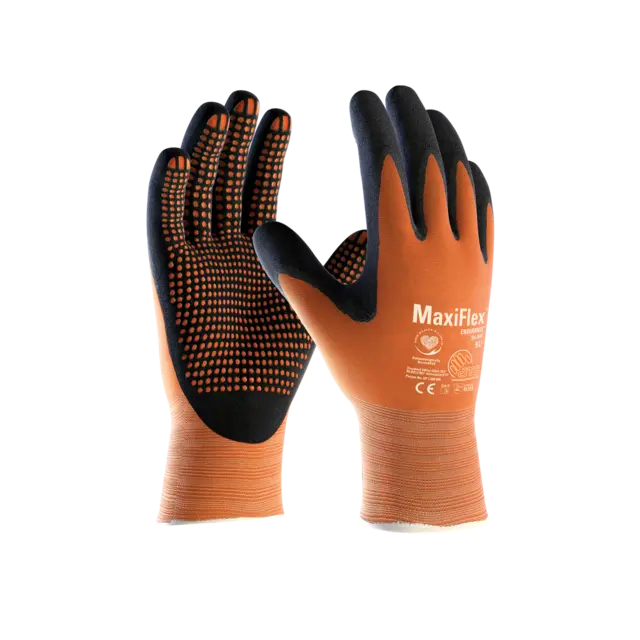 Hanske montering MaxiFlex Endurance Orange/sort (9) 