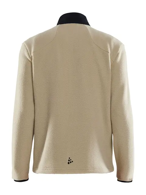 Jakke ADV Explore Pile Fleece Ecru/sort (L) 