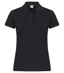 Pikeskjorte Heavy Premium Dame Clique Sort (XL)